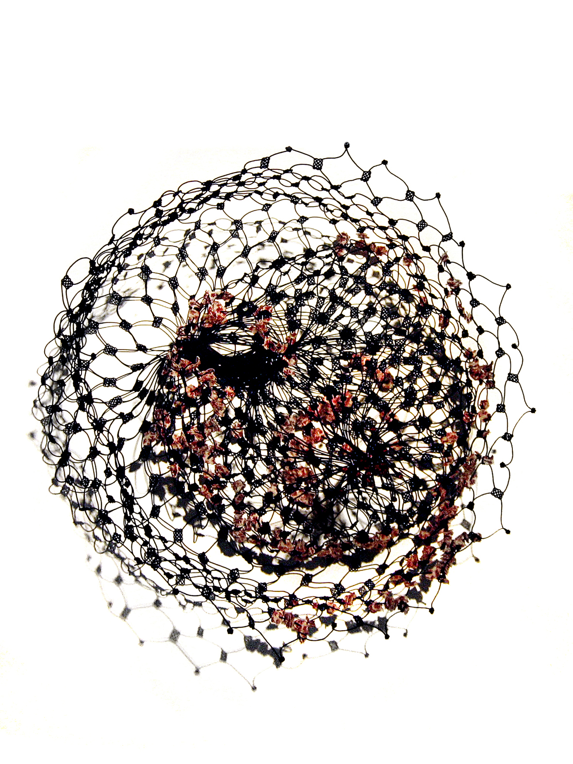 Sculpture textile noir